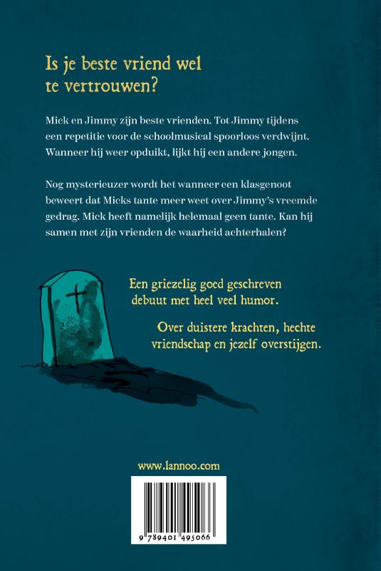 Achterkant van Zombies op school
