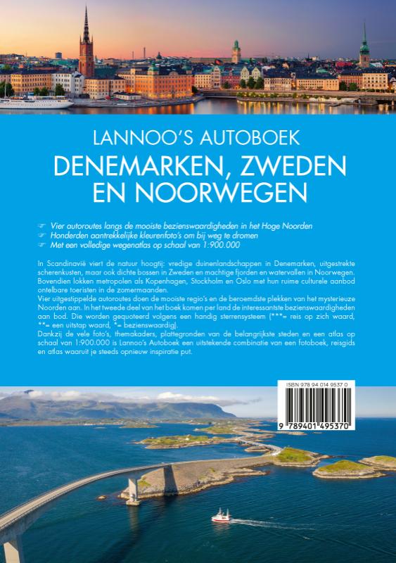 Achterkant van Denemarken, Zweden en Noorwegen