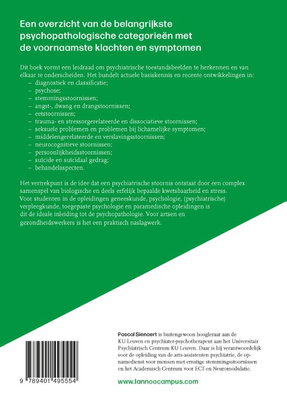 Achterkant van Psychopathologie