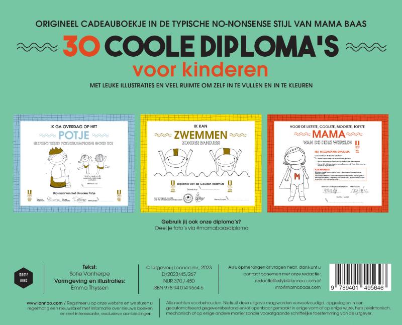 Achterkant van Het Grote Diplomaboek