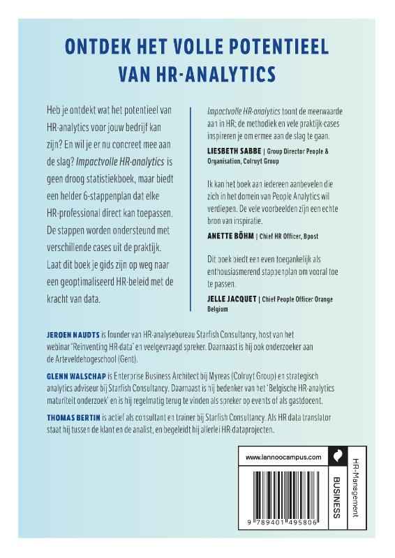 Achterkant van Impactvolle HR-analytics
