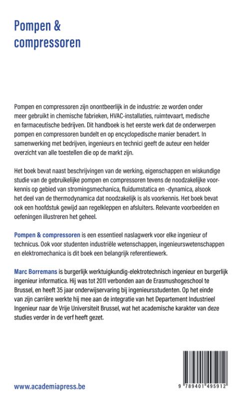 Achterkant van Pompen en compressoren