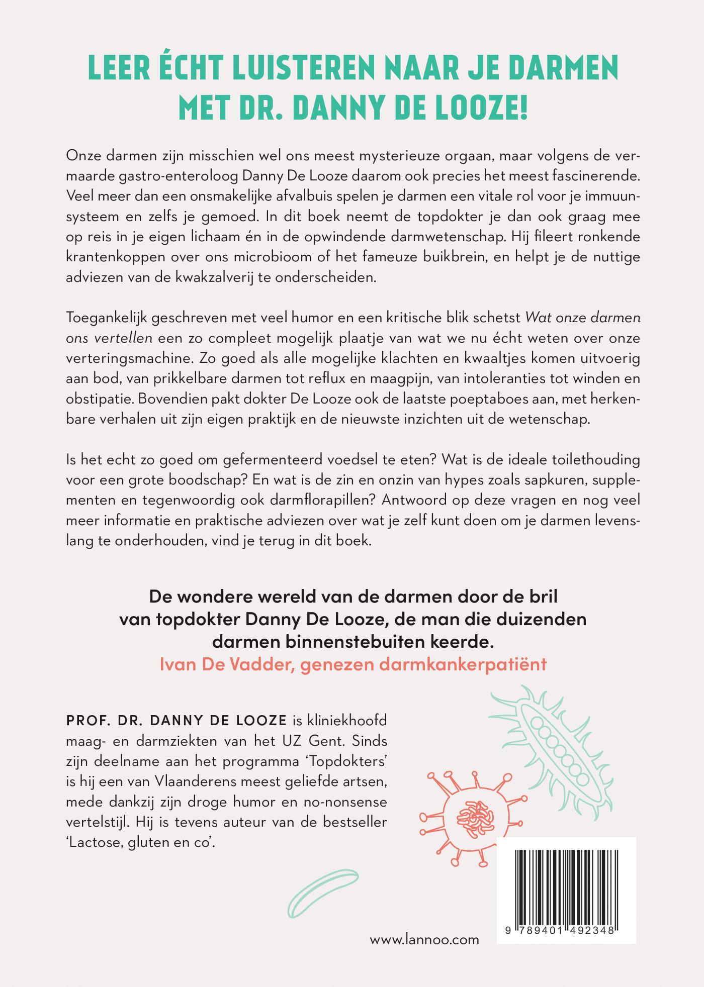 Achterkant van Wat onze darmen ons vertellen