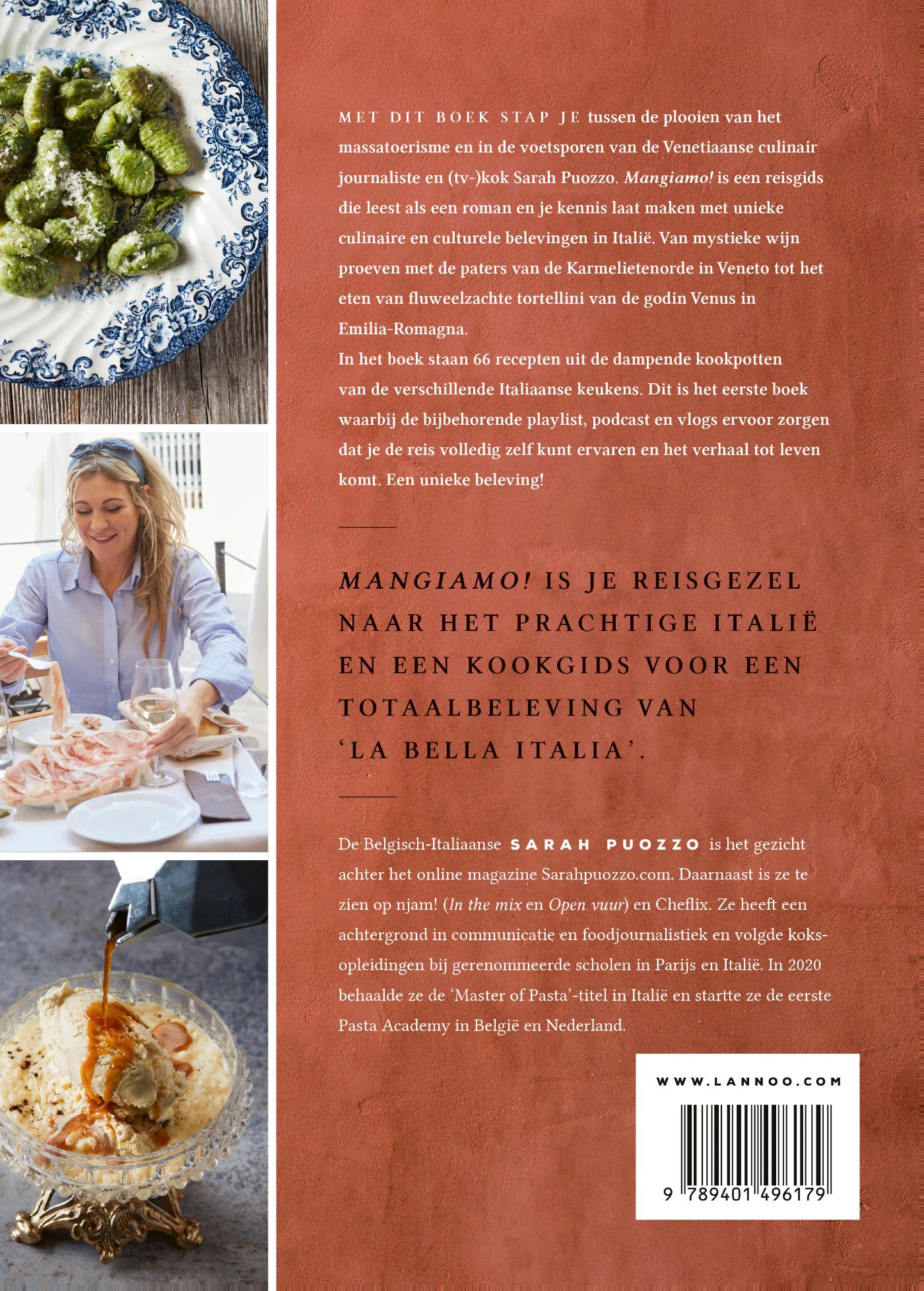 Achterkant van Mangiamo!