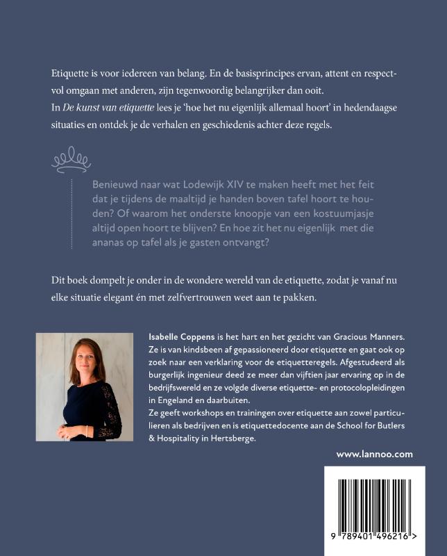 Achterkant van De kunst van etiquette