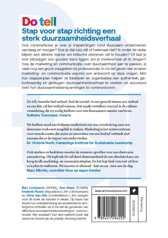 Achterkant van Do tell