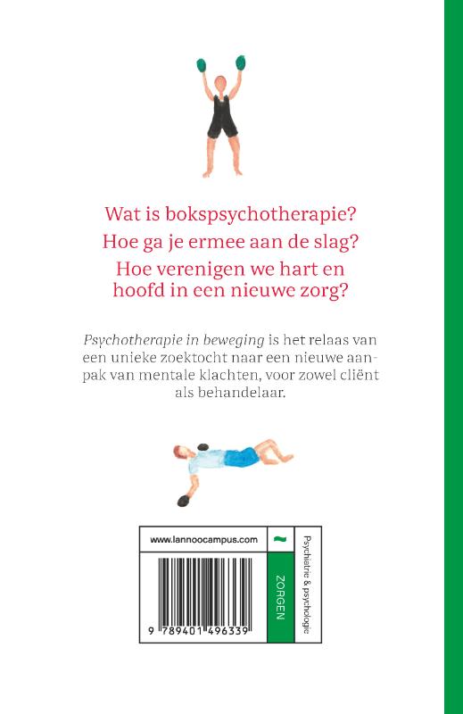 Achterkant van Psychotherapie in beweging