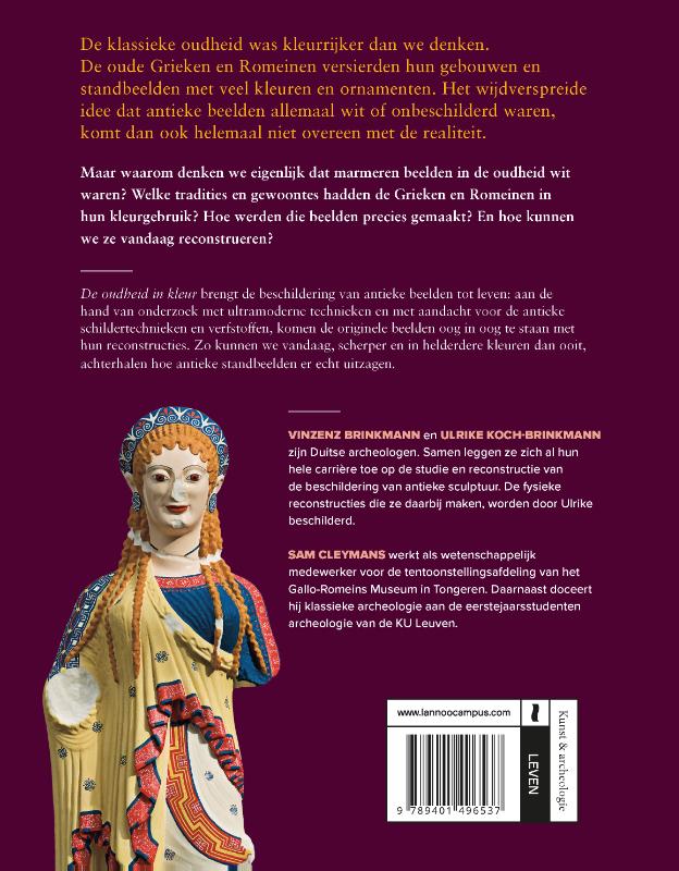 Achterkant van De oudheid in kleur