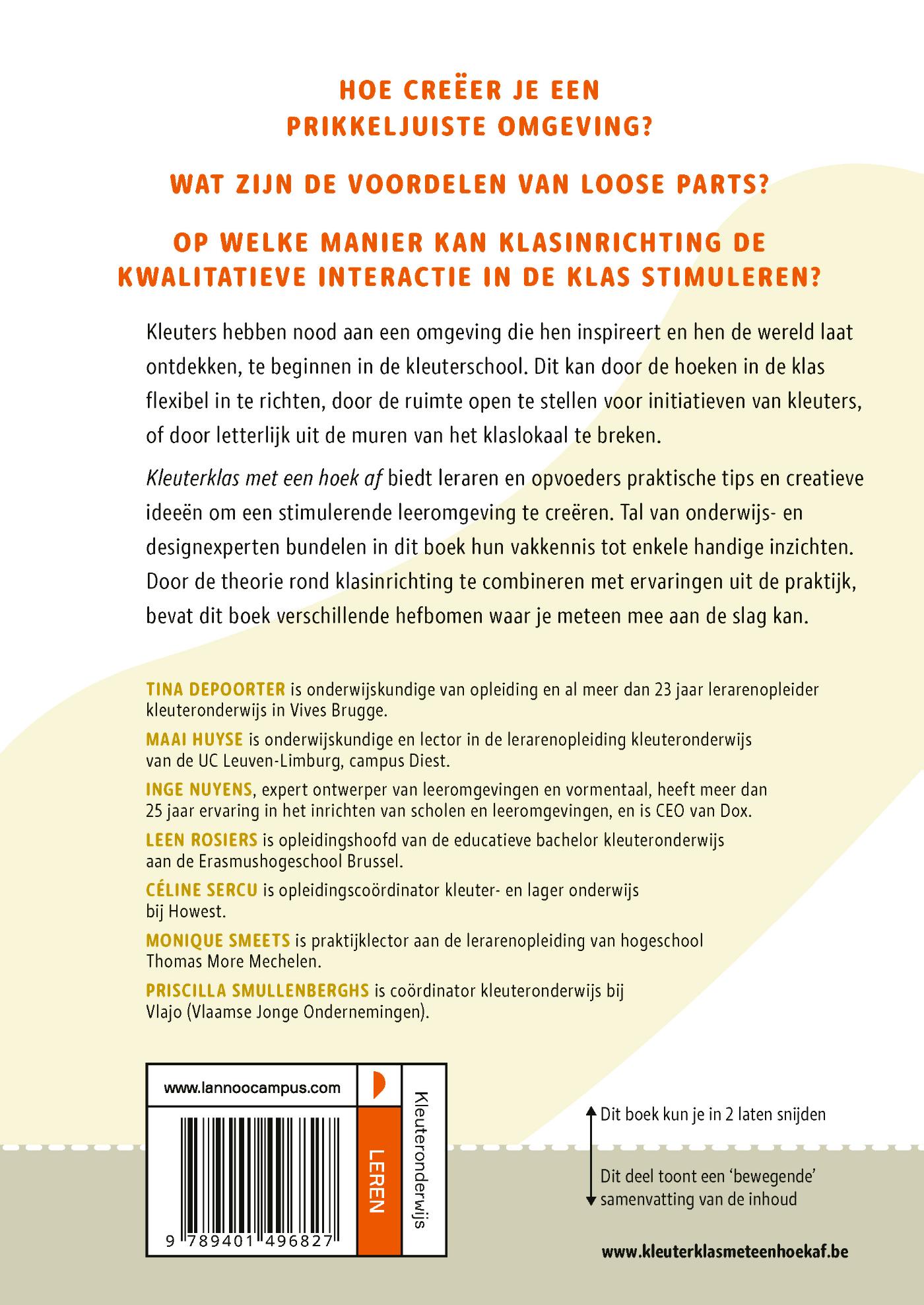 Achterkant van Kleuterklas met een hoek af