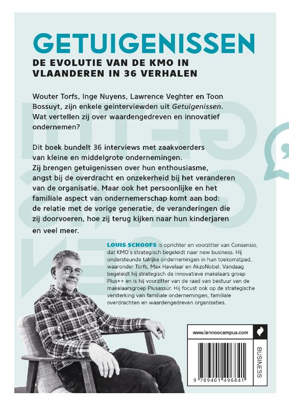 Achterkant van Getuigenissen
