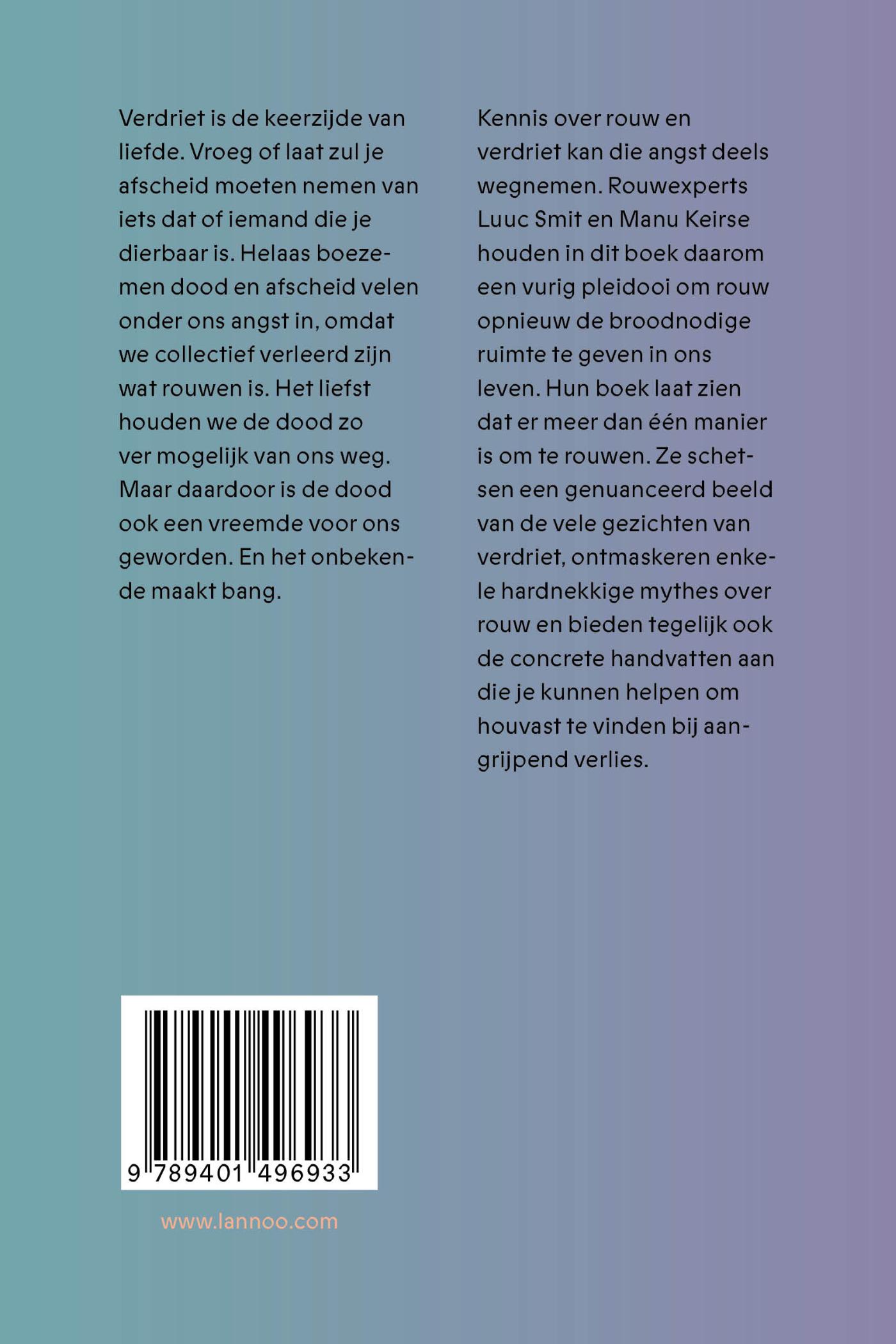 Achterkant van Rouwen is liefde