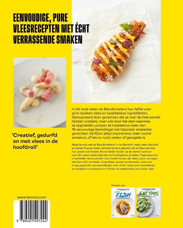 Achterkant van Eat this meat