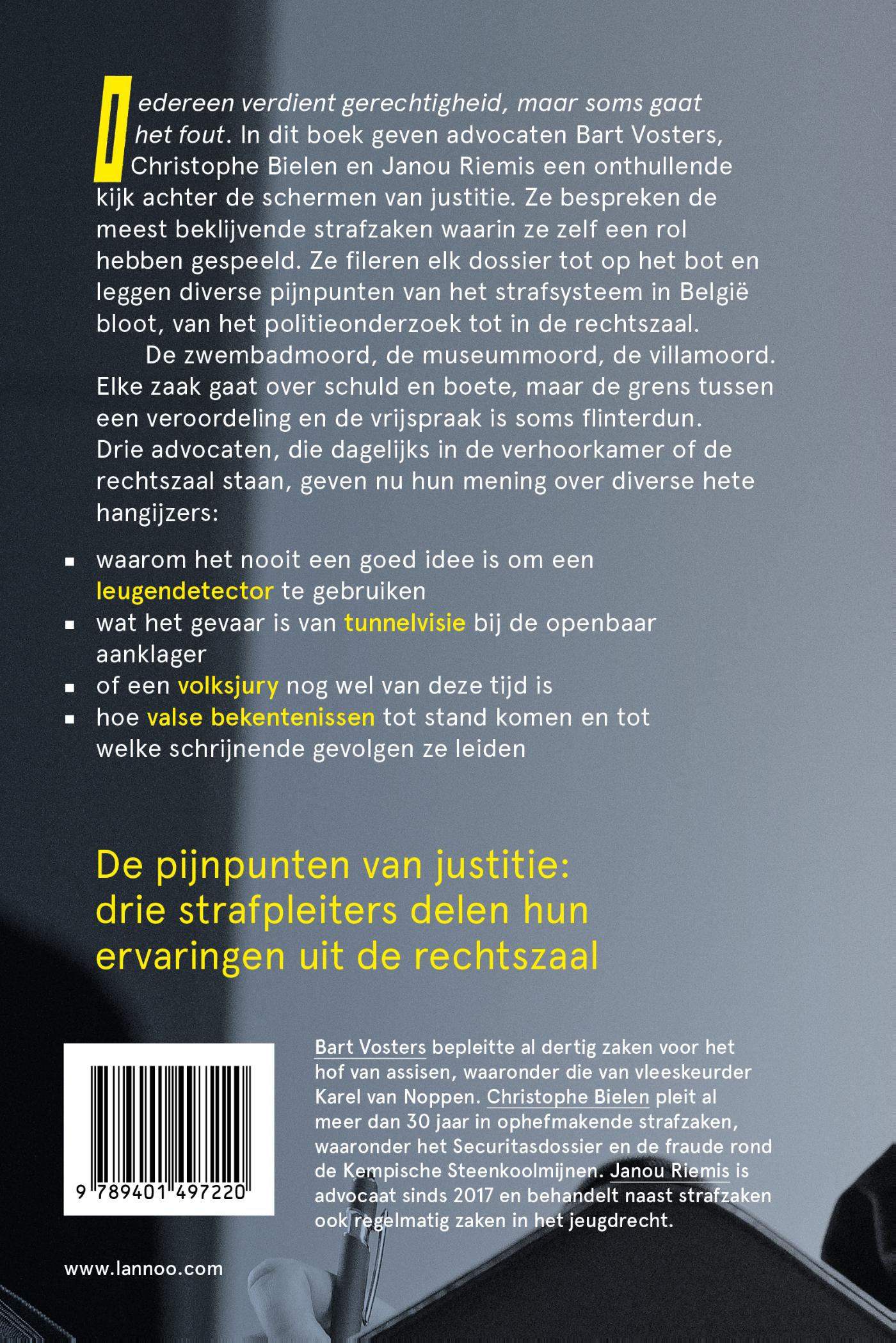 Achterkant van De Crimilex tapes