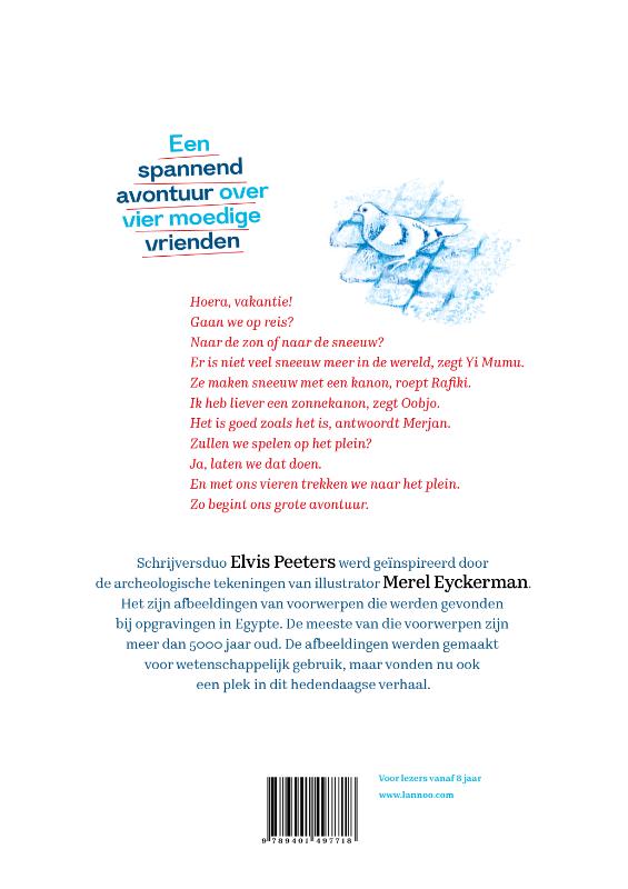 Achterkant van Ze zijn onder ons