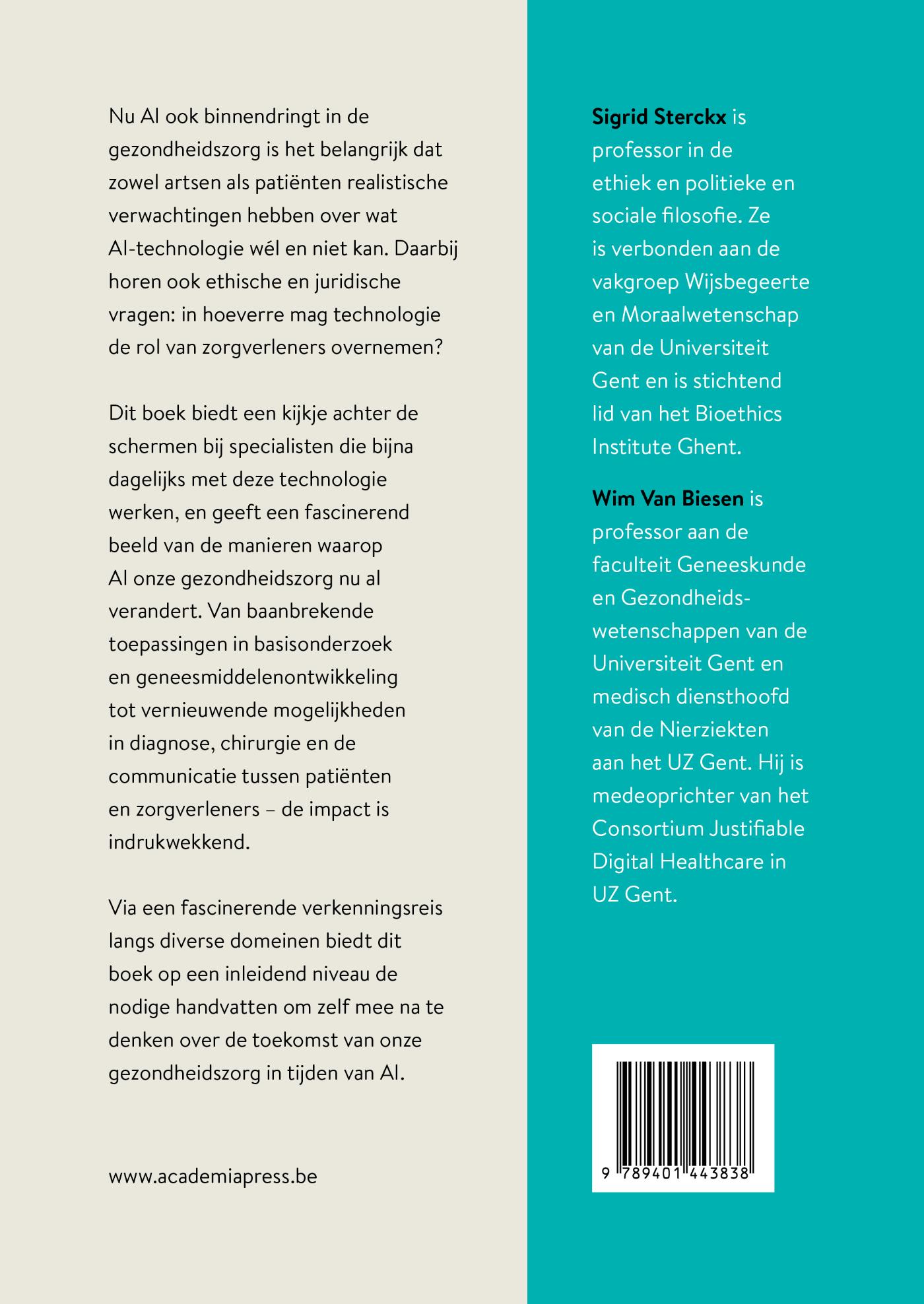 Achterkant van Geneeskunde in tijden van AI