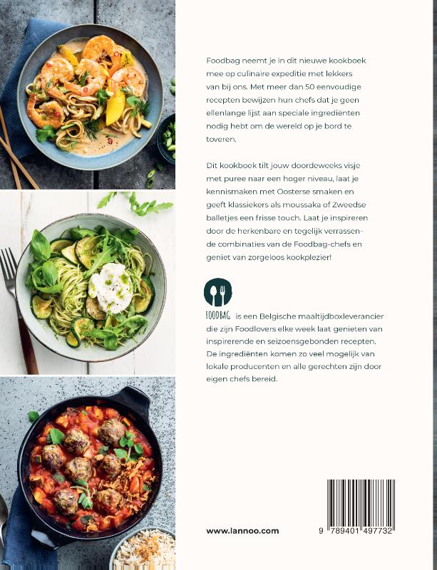 Achterkant van Werelds koken