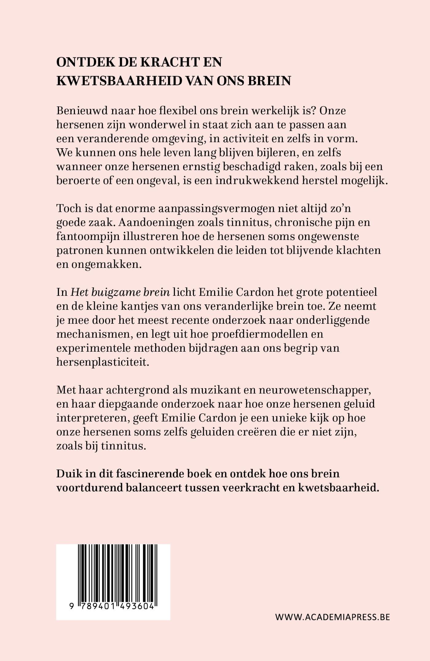 Achterkant van Het buigzame brein