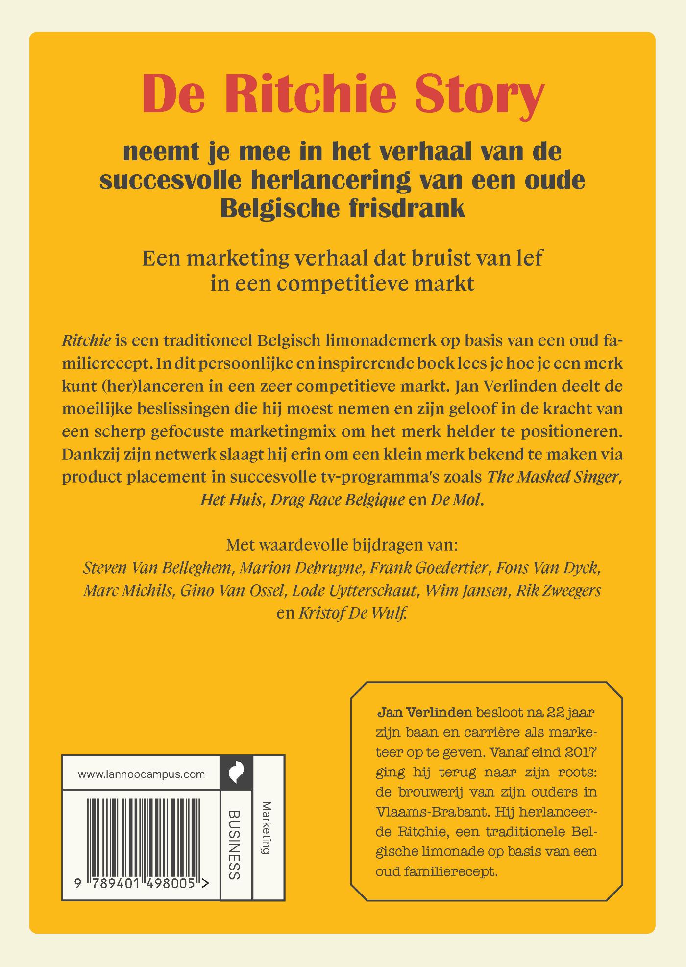 Achterkant van De Ritchie Story