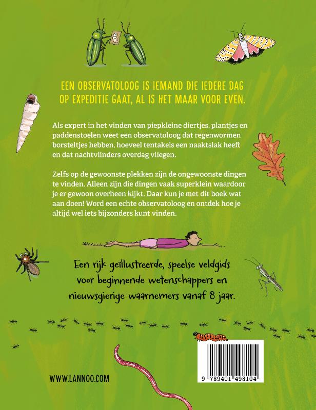 Achterkant van Het buitengewone handboek voor de observatoloog