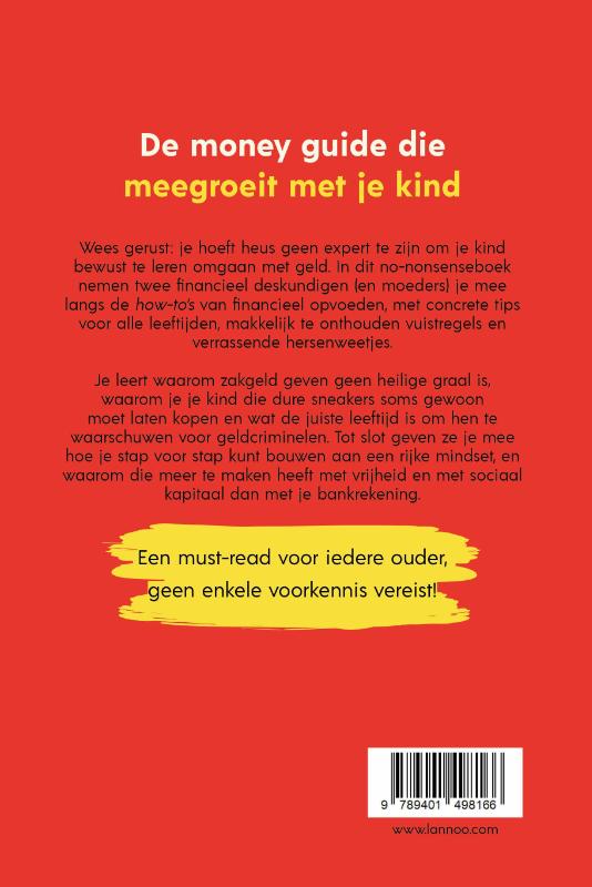 Achterkant van Later word ik rijk