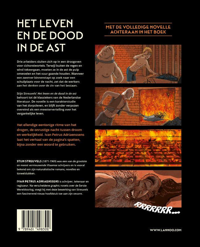 Achterkant van Het leven en de dood in de ast