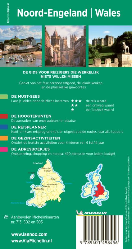 Achterkant van Noord-Engeland/Wales