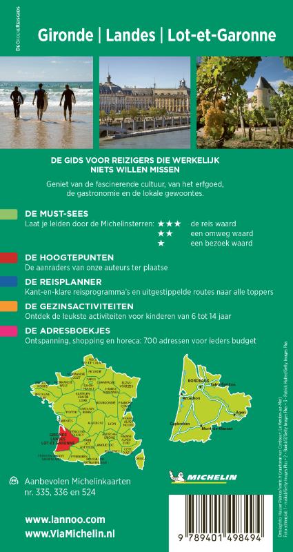 Achterkant van Gironde - Landes - Lot-et Garonne