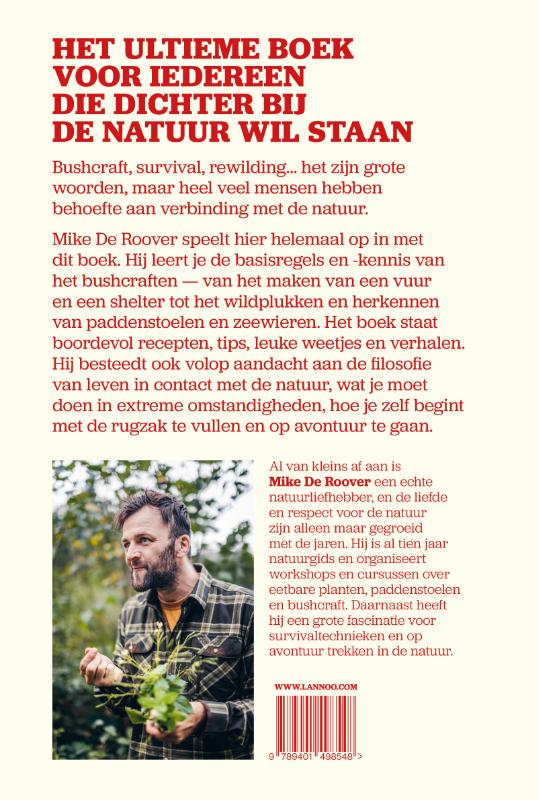 Achterkant van Het rewild boek