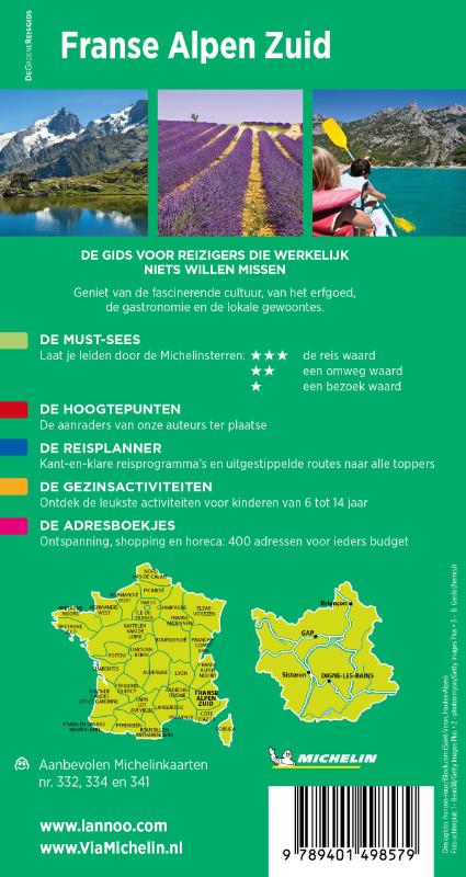 Achterkant van Franse Alpen Zuid