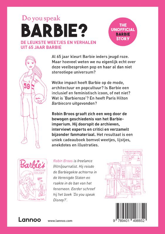 Achterkant van Do you speak Barbie?