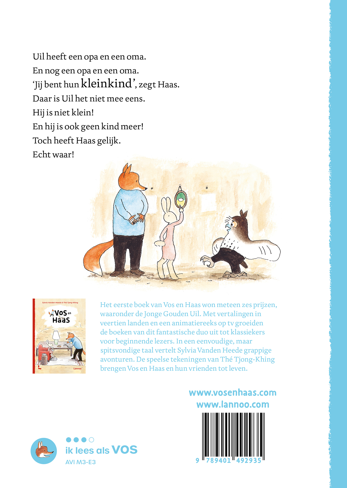 Achterkant van Ik lees als Vos - Een boom in een boom