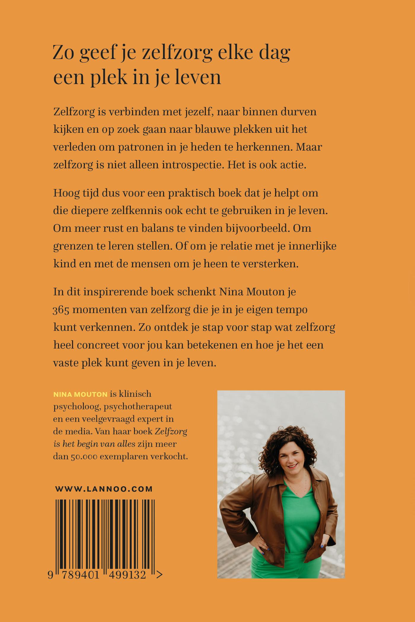 Achterkant van Elke dag zelfzorg