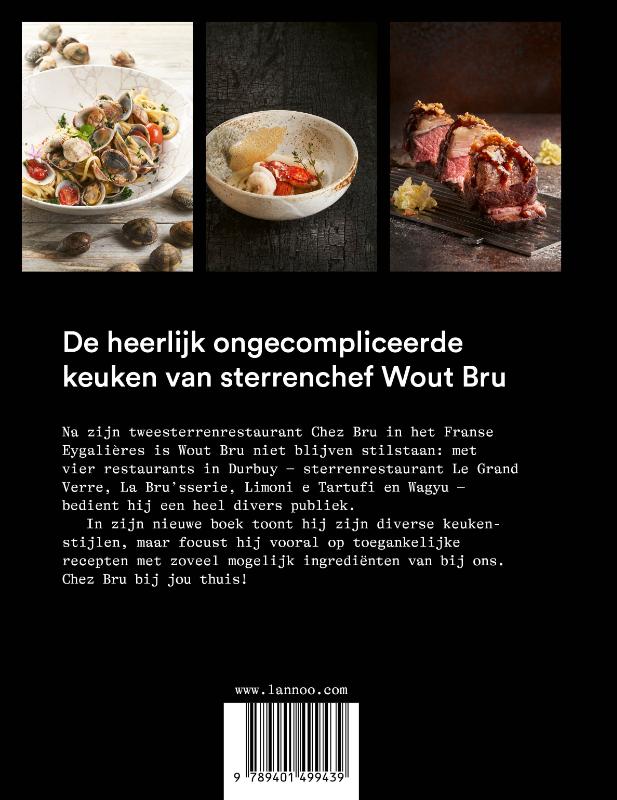 Achterkant van Chef Bru