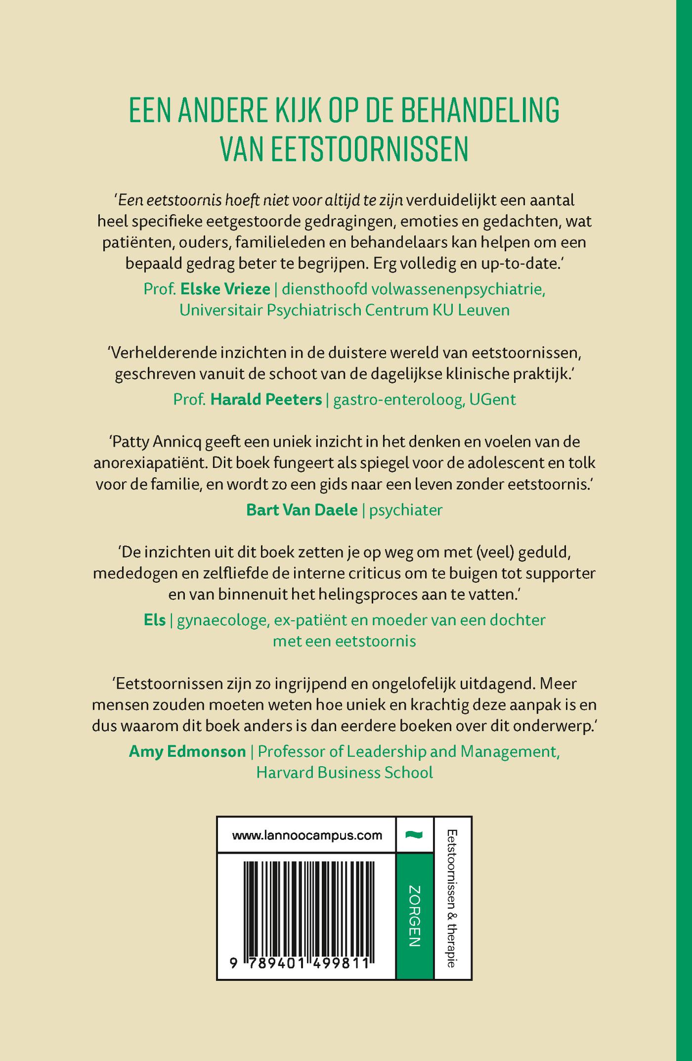 Achterkant van Een eetstoornis hoeft niet voor altijd te zijn