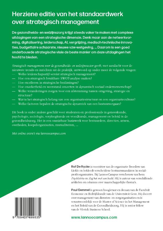Achterkant van Handboek