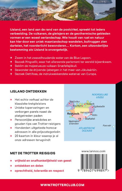 Achterkant van IJsland
