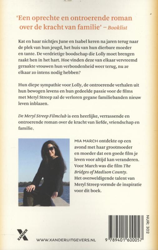 Achterkant van De Meryl Streep filmclub