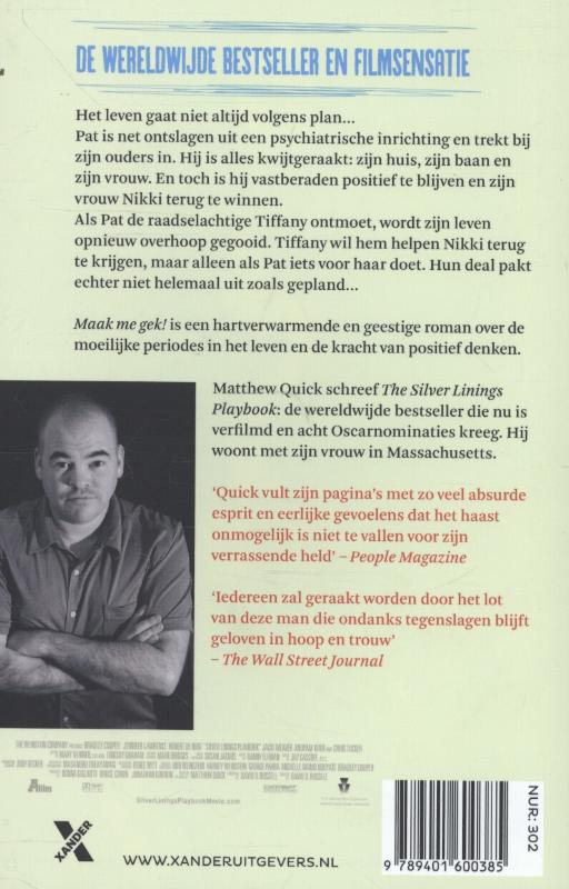 Achterkant van Maak me gek!