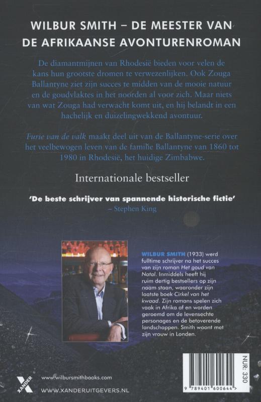Achterkant van De furie van de valk