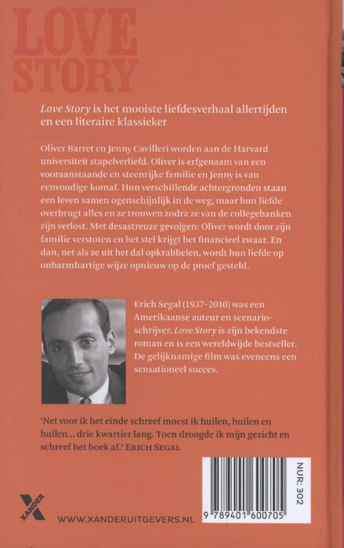 Achterkant van Love story