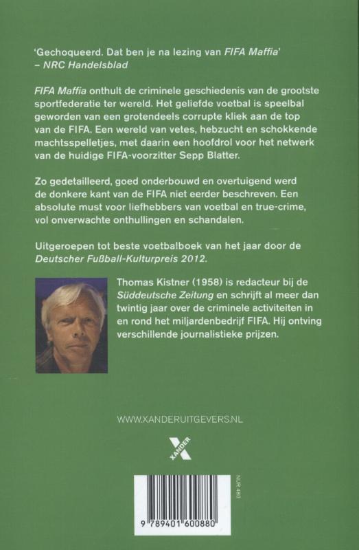 Achterkant van Fifa Maffia