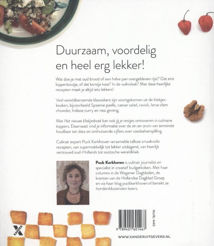 Achterkant van Het nieuwe kliekjesboek