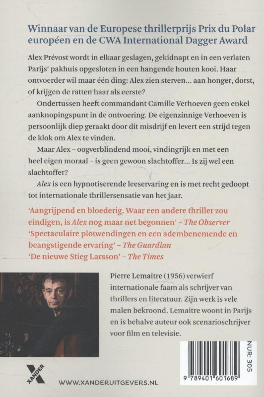 Achterkant van Alex