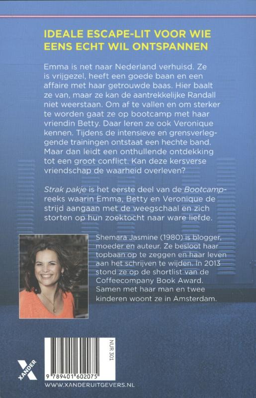 Achterkant van Strak pakje