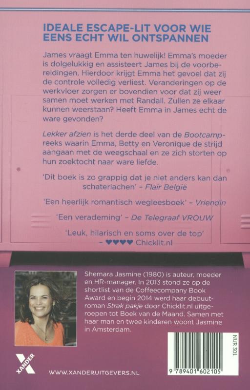 Achterkant van Lekker afzien
