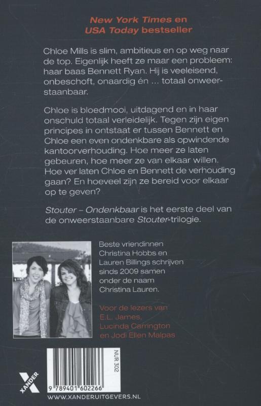Achterkant van 1 Ondenkbaar