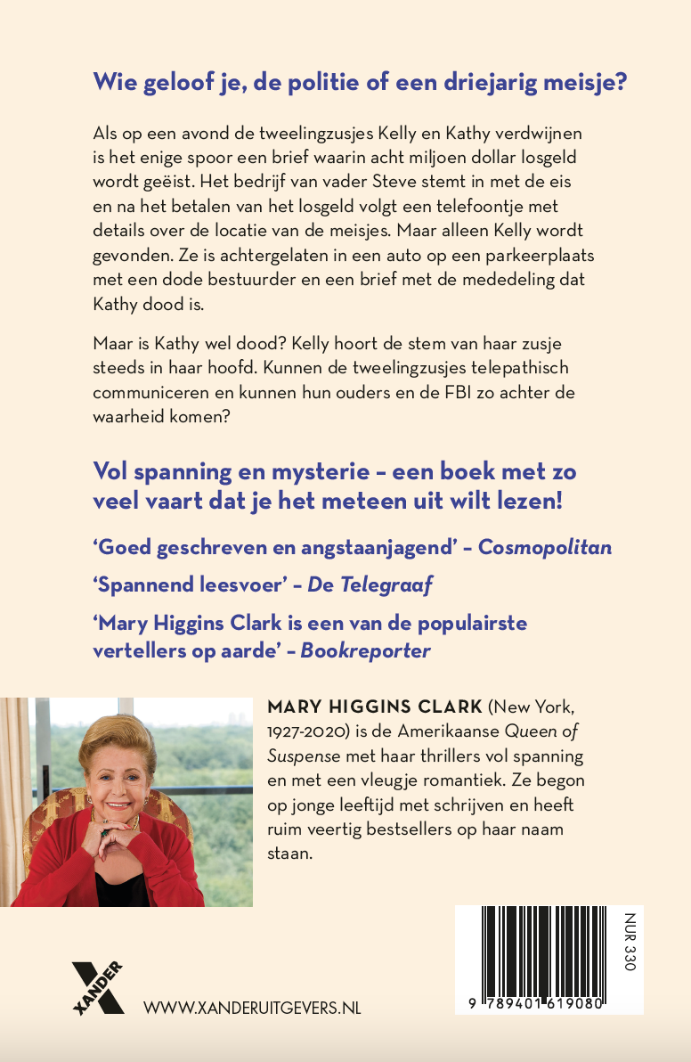 Achterkant van Tweelingzusje