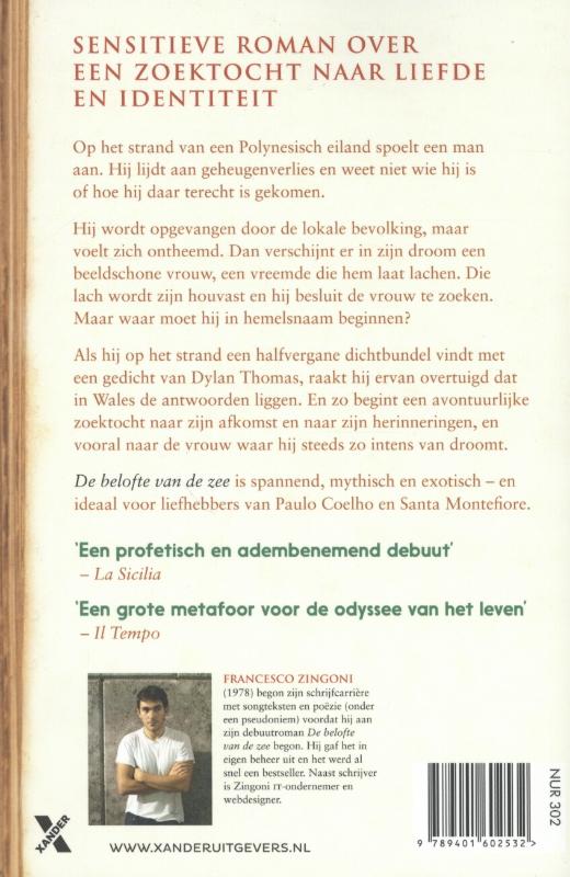 Achterkant van De belofte van de zee