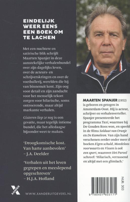 Achterkant van Gisteren liep ze nog