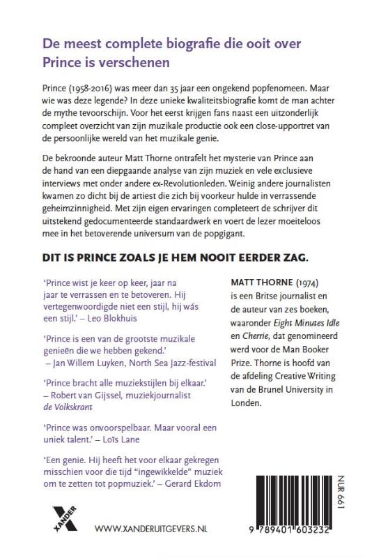 Achterkant van Prince